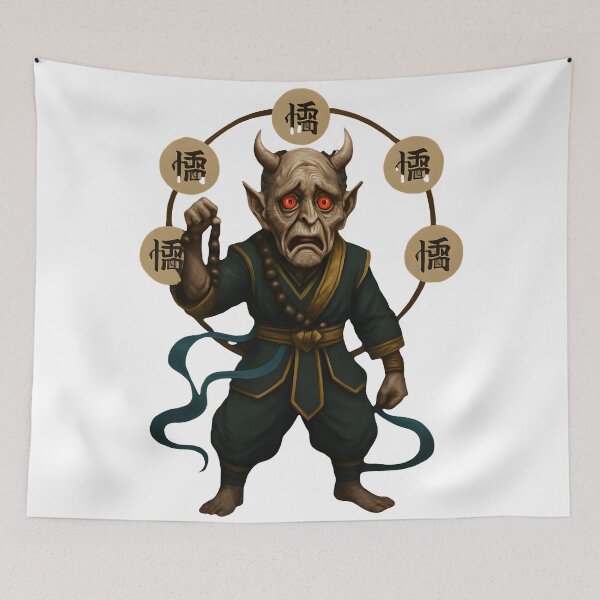 Item preview, Demon Slayer Upper Moon Nakime — Biwa Demon designed and sold by IlkkaHein.