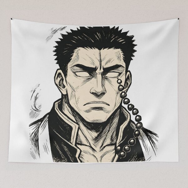 Item preview, Demon Slayer Gyomei Himejima — Stone Hashira Portrait designed and sold by IlkkaHein.