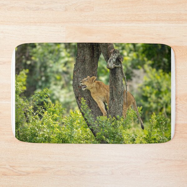 Item preview, High climbing lion designed and sold by Alison Lee Rubie.