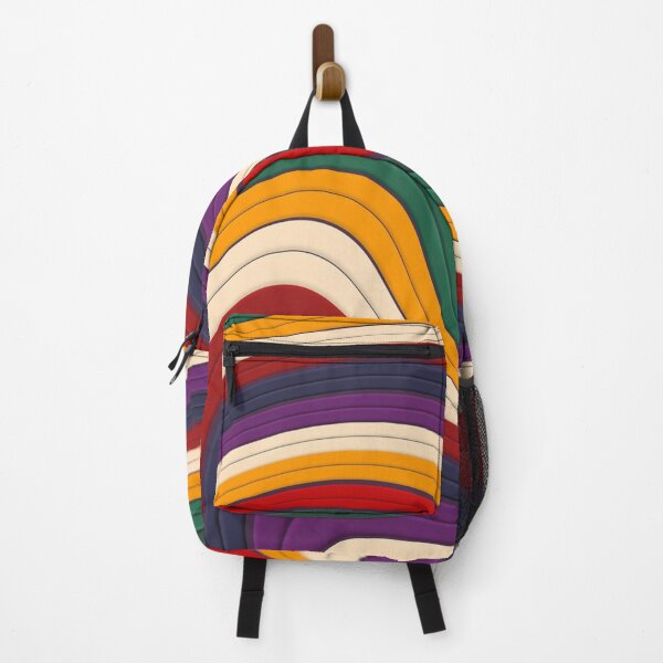 Item preview, Abstract Layered Swirl Pattern in Retro Jewel Tones designed and sold by anandsiva2703.