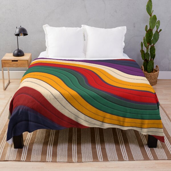 Item preview, Abstract Layered Swirl Pattern in Retro Jewel Tones designed and sold by anandsiva2703.