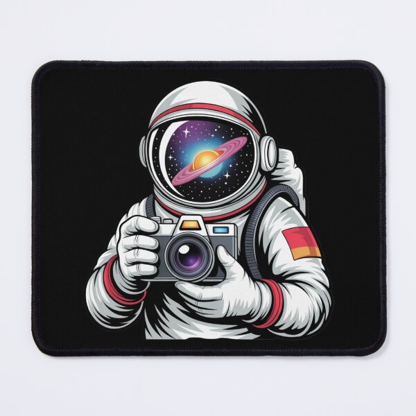 Item preview, Photographer Astronaut – Futuristic Space Explorer with Camera Design designed and sold by ColorSplash123.