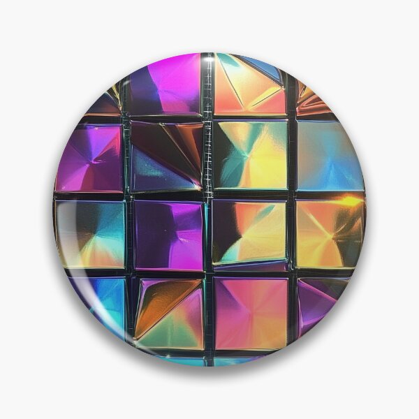 Item preview, Holographic Prismatic Tiles - Iridescent Reflections designed and sold by MidArtForge.