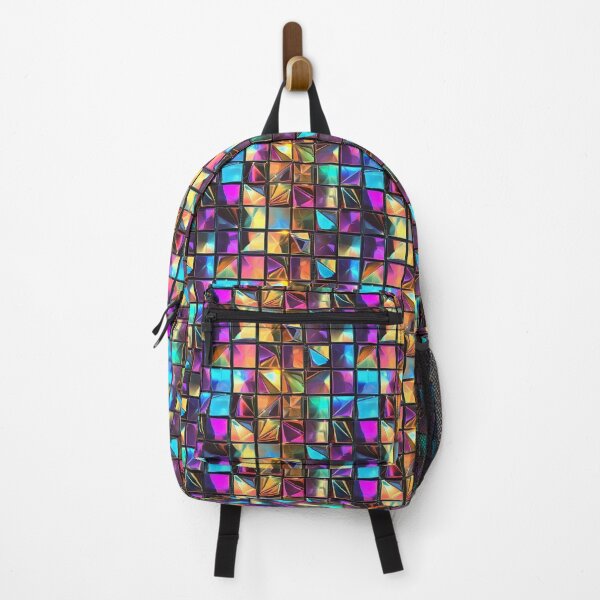 Item preview, Holographic Prismatic Tiles - Iridescent Reflections designed and sold by MidArtForge.