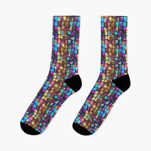 Item preview, Holographic Prismatic Tiles - Iridescent Reflections designed and sold by MidArtForge.