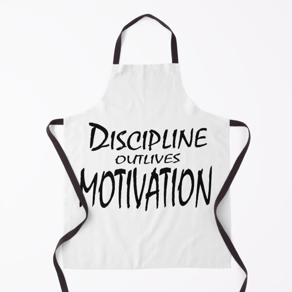 Item preview, Discipline Outlives Motivation – Consistency Mindset Quote Design designed and sold by ArtNestVerse.
