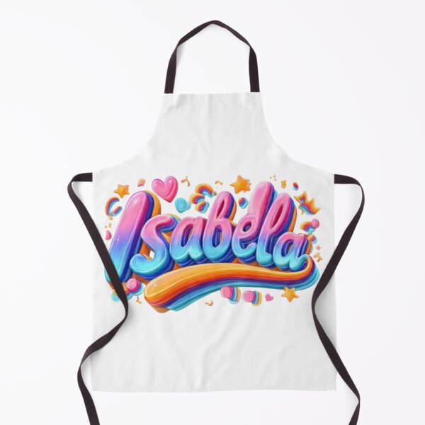 Item preview, Isabela – Colorful 3D Lettering Design designed and sold by AlexLineArt.