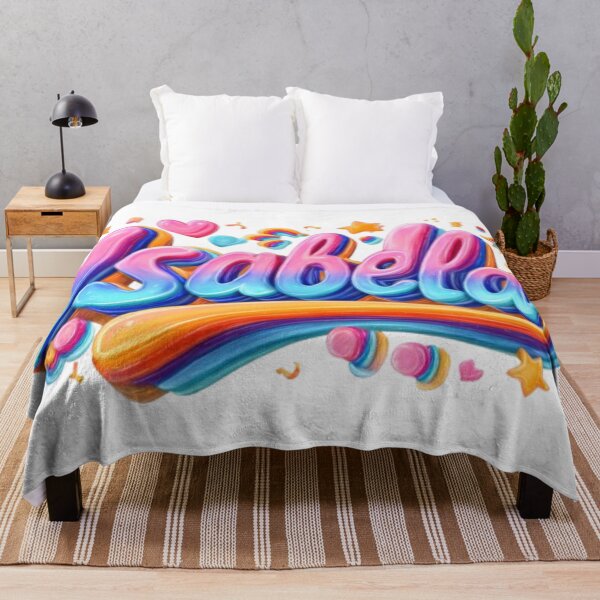 Item preview, Isabela – Colorful 3D Lettering Design designed and sold by AlexLineArt.