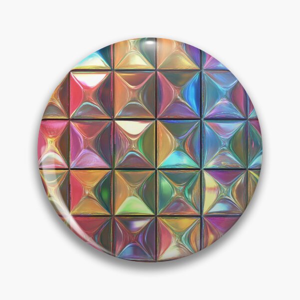 Item preview, Holographic Prismatic Tiles - Iridescent Reflections designed and sold by MidArtForge.
