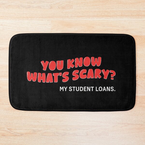 Item preview, You Know What’s Scary? My Student Loans – Funny Halloween College Debt Shirt designed and sold by silly little things.