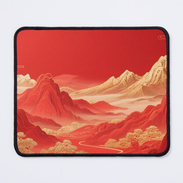 Item preview, Vibrant Crimson & Golden Mountain Journey designed and sold by zzz888.