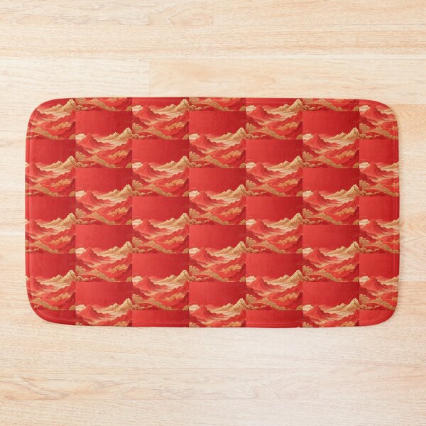Item preview, Vibrant Crimson & Golden Mountain Journey designed and sold by zzz888.