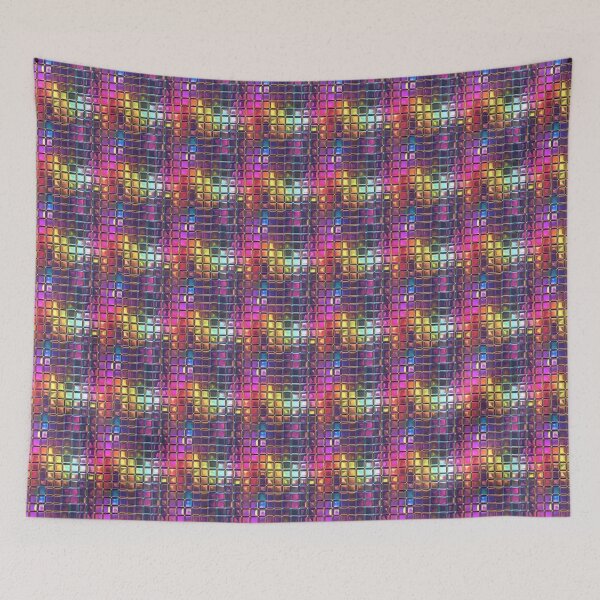 Item preview, Holographic Prismatic Tiles - Iridescent Reflections designed and sold by MidArtForge.