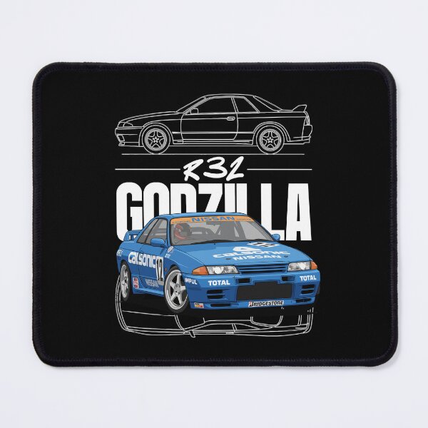 Item preview, Nissan Skyline GT-R32 Godzilla Calsonic designed and sold by BronArtworks.