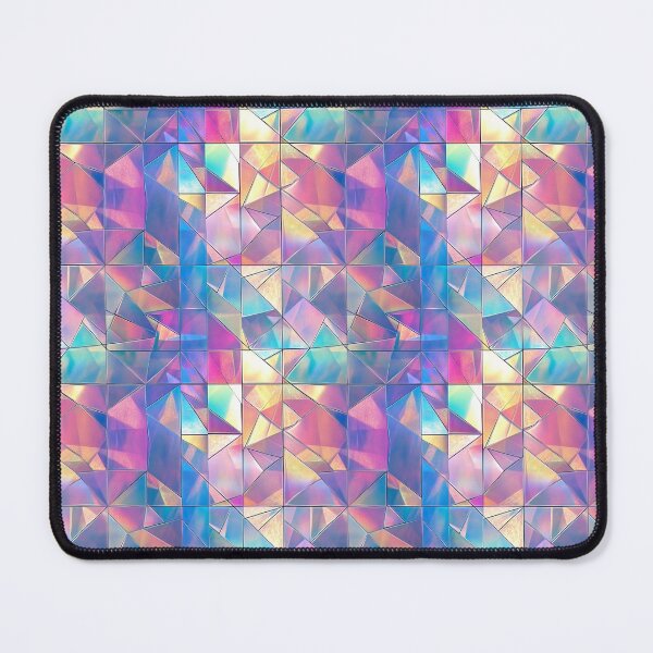 Item preview, Holographic Prismatic Tiles - Iridescent Reflections designed and sold by MidArtForge.