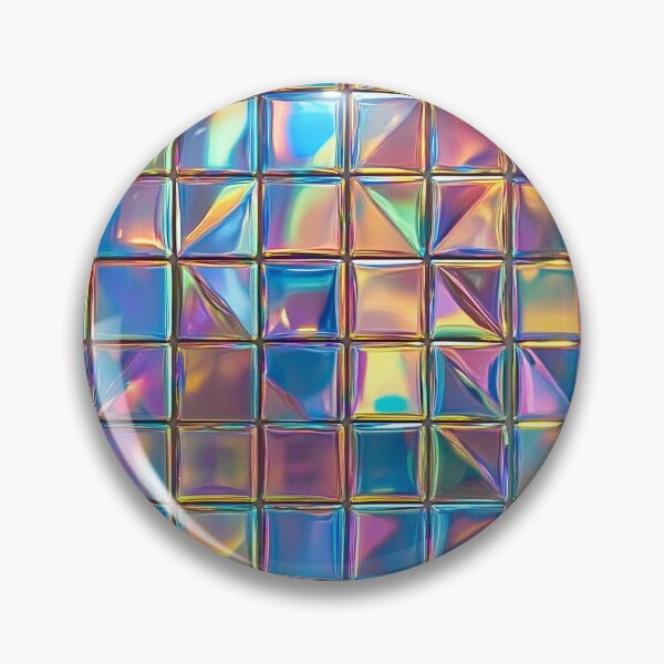 Item preview, Holographic Prismatic Tiles - Iridescent Reflections designed and sold by MidArtForge.