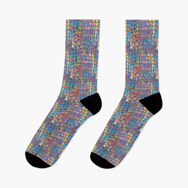 Item preview, Holographic Prismatic Tiles - Iridescent Reflections designed and sold by MidArtForge.