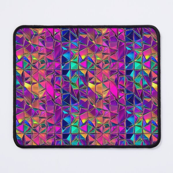 Item preview, Holographic Prismatic Tiles - Iridescent Reflections designed and sold by MidArtForge.
