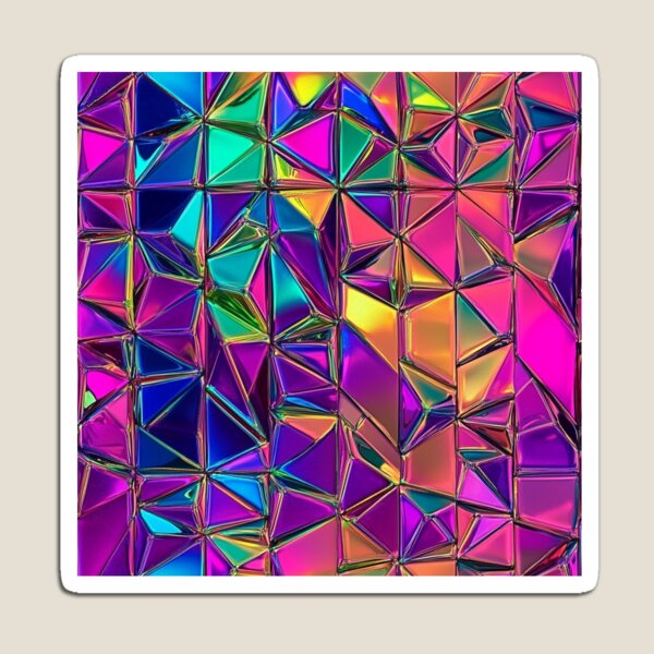 Artikelvorschau, Holografische Prismenkacheln – schillernde Reflexionen entworfen und verkauft von MidArtForge.