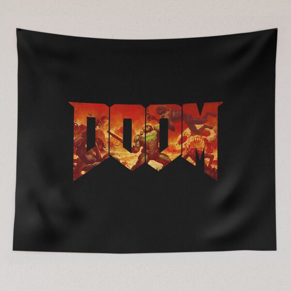 Item preview, Doom Color Retro Logo 1993 For Men Women designed and sold by DougWilkinson.