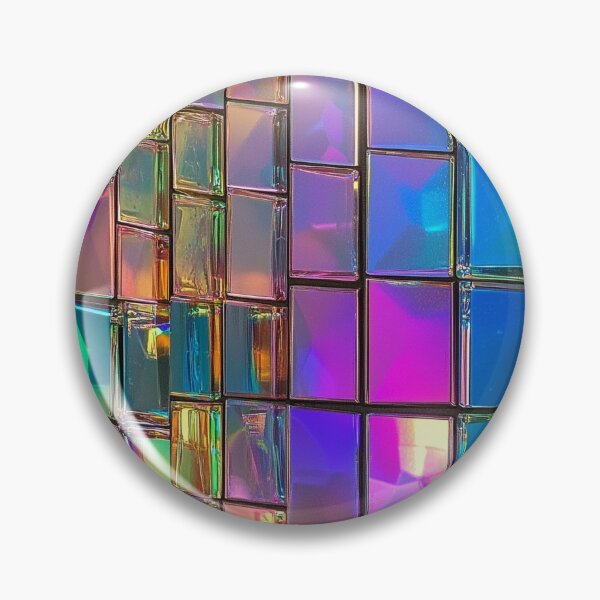 Item preview, Holographic Prismatic Tiles - Iridescent Reflections designed and sold by MidArtForge.