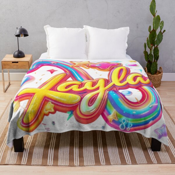 Item preview, Layla – Colorful 3D Lettering Design designed and sold by AlexLineArt.