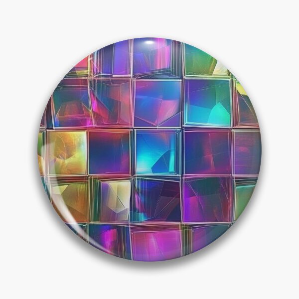 Item preview, Holographic Prismatic Tiles - Iridescent Reflections designed and sold by MidArtForge.