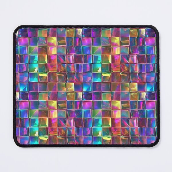 Item preview, Holographic Prismatic Tiles - Iridescent Reflections designed and sold by MidArtForge.