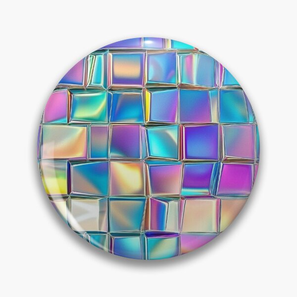 Item preview, Holographic Prismatic Tiles - Iridescent Reflections designed and sold by MidArtForge.