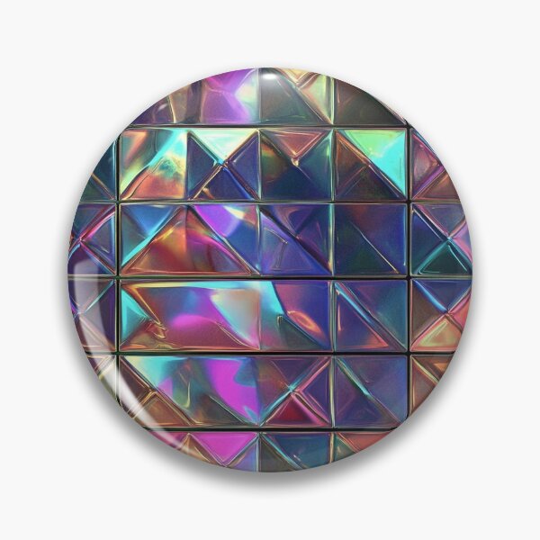Item preview, Holographic Prismatic Tiles - Iridescent Reflections designed and sold by MidArtForge.