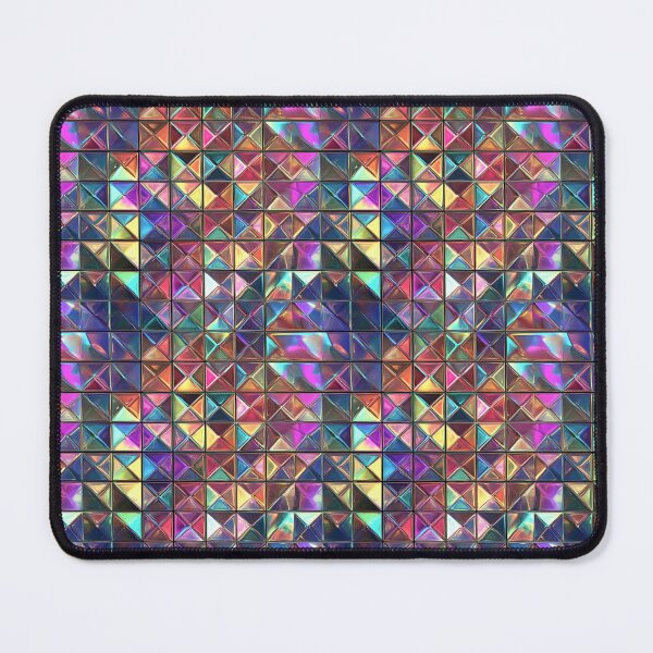 Item preview, Holographic Prismatic Tiles - Iridescent Reflections designed and sold by MidArtForge.