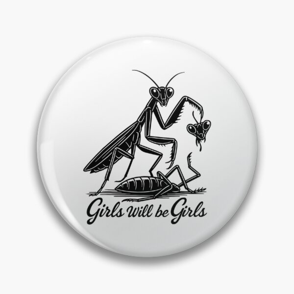 Item preview, Girl Will Be Girls Praying Mantis designed and sold by Tae-bois.