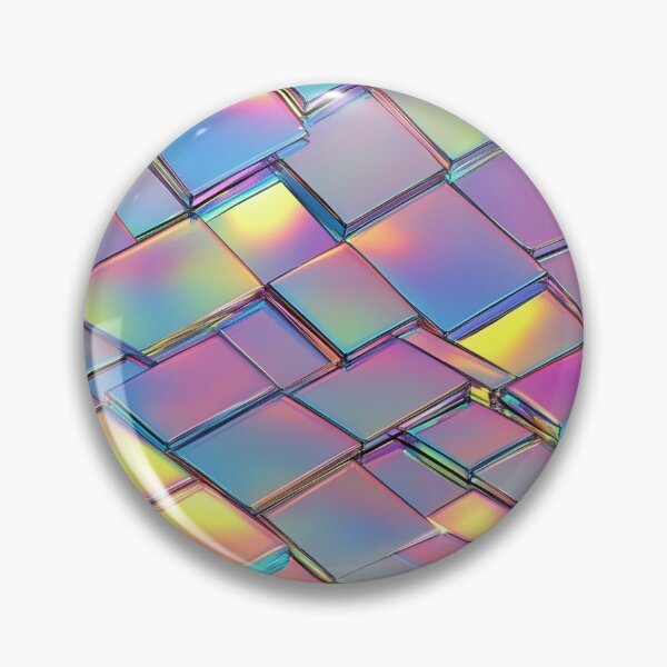 Item preview, Holographic Prismatic Tiles - Iridescent Reflections designed and sold by MidArtForge.