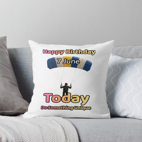 Item preview, Birthday Parachutist 7 June designed and sold by ariksworld.
