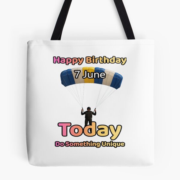 Item preview, Birthday Parachutist 7 June designed and sold by ariksworld.
