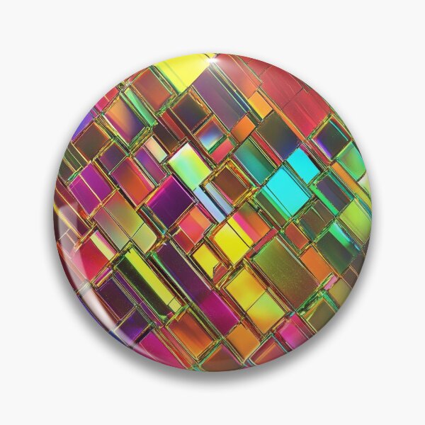 Item preview, Holographic Prismatic Tiles - Iridescent Reflections designed and sold by MidArtForge.
