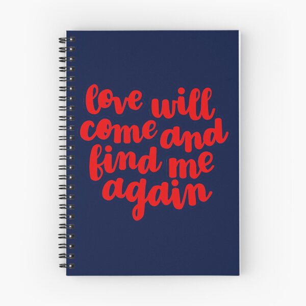 Item preview, Love Will Come and Find Me Again - Red with Navy designed and sold by Ashley Wijangco.