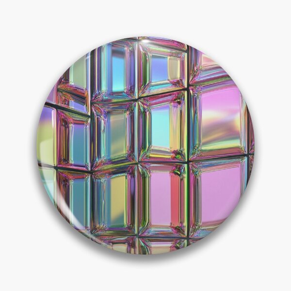Item preview, Holographic Prismatic Tiles - Iridescent Reflections designed and sold by MidArtForge.