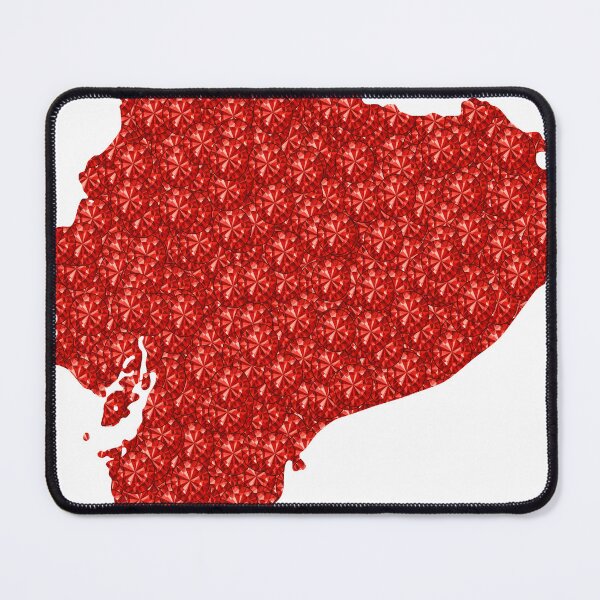 Item preview, Red Rhinestone Ecuador designed and sold by TheIconSmith.