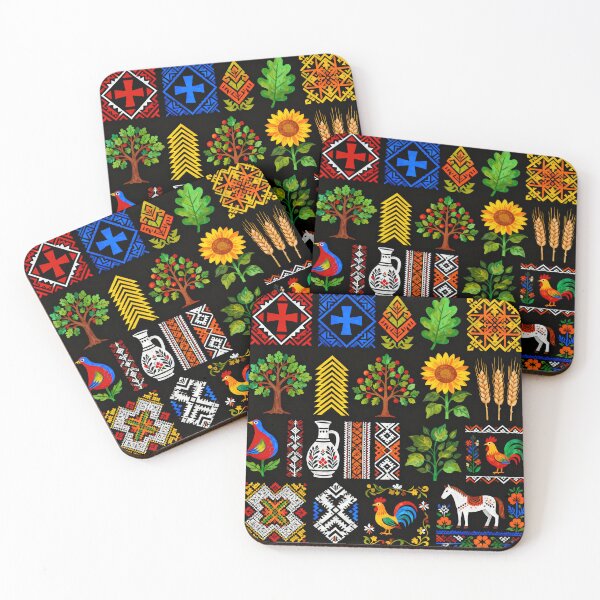 Item preview, Romanian Folk Art Pattern - Traditional Embroidery Symbols designed and sold by Maximilianos.