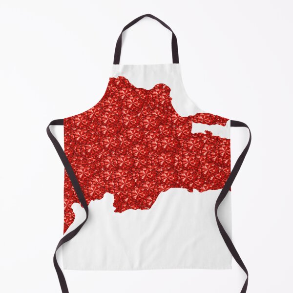 Item preview, Red Rhinestone Dominican Republic designed and sold by TheIconSmith.