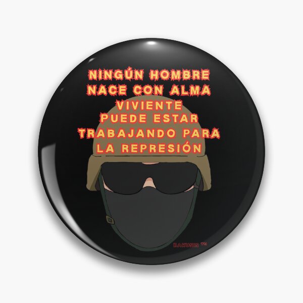 Item preview, NINGÚN HOMBRE NACE CON ALMA VIVIENTE PUEDE ESTAR TRABAJANDO PARA LA REPRESIÓN POLITICAL ESPAÑOL designed and sold by Arty-Coop.