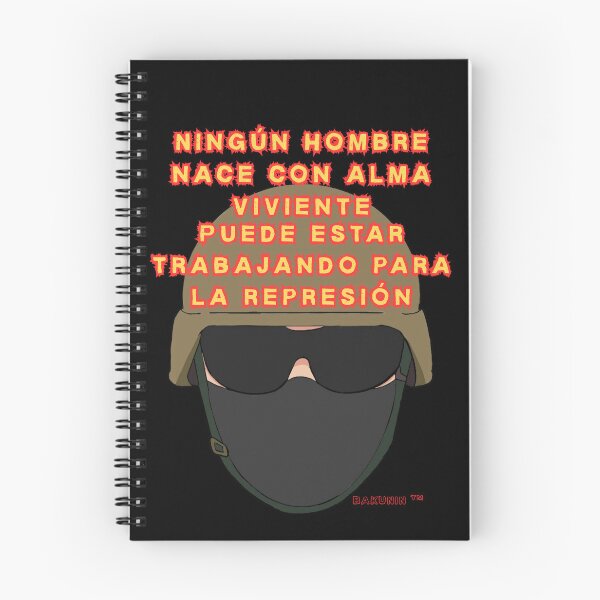 Item preview, NINGÚN HOMBRE NACE CON ALMA VIVIENTE PUEDE ESTAR TRABAJANDO PARA LA REPRESIÓN POLITICAL ESPAÑOL designed and sold by Arty-Coop.
