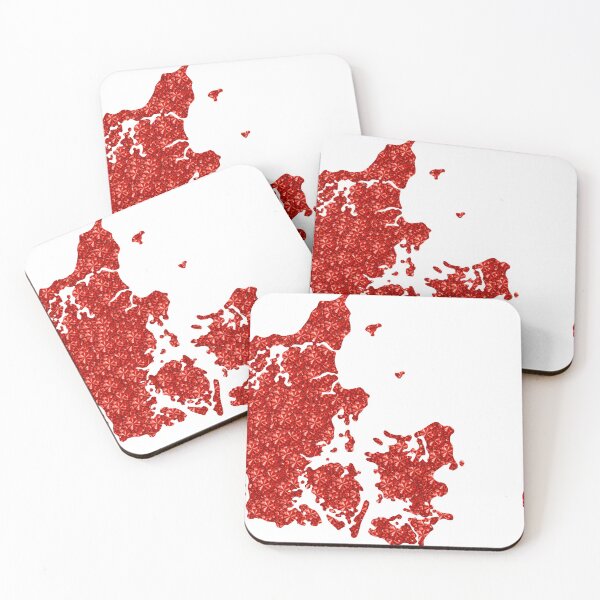 Item preview, Red Rhinestone Denmark designed and sold by TheIconSmith.