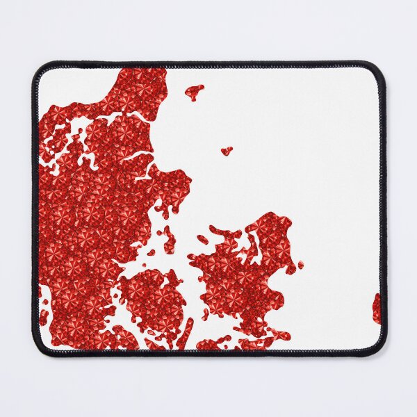 Item preview, Red Rhinestone Denmark designed and sold by TheIconSmith.