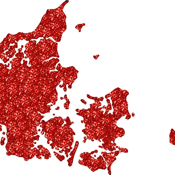Artwork thumbnail, Red Rhinestone Denmark by TheIconSmith