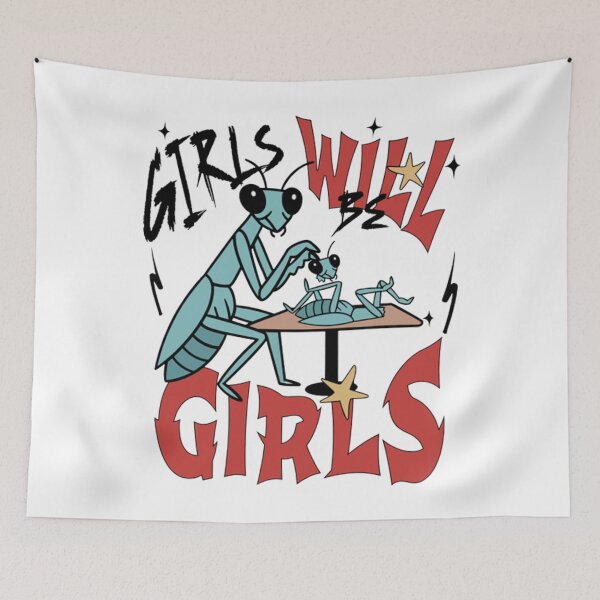 Item preview, Girl Will Be Girls Praying Mantis designed and sold by Tae-bois.