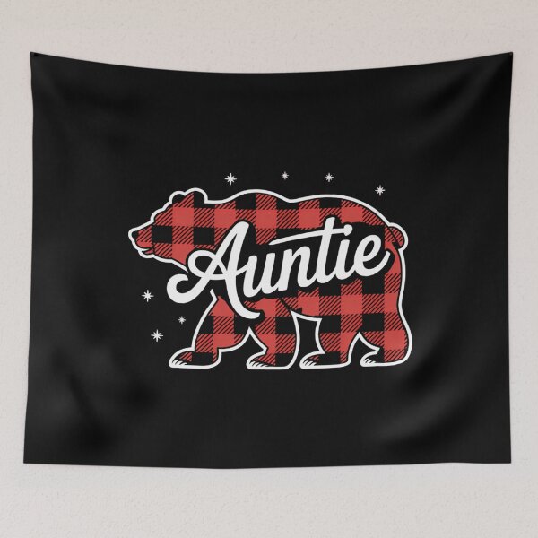 Item preview, Auntie Bear Family Christmas Xmas designed and sold by DoorwayThreads.