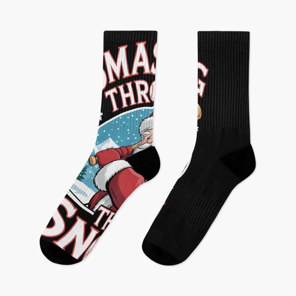 Item preview, Baseball Player Christmas Santa designed and sold by DoorwayThreads.