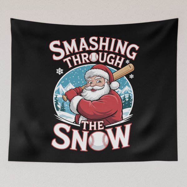 Item preview, Baseball Player Christmas Santa designed and sold by DoorwayThreads.